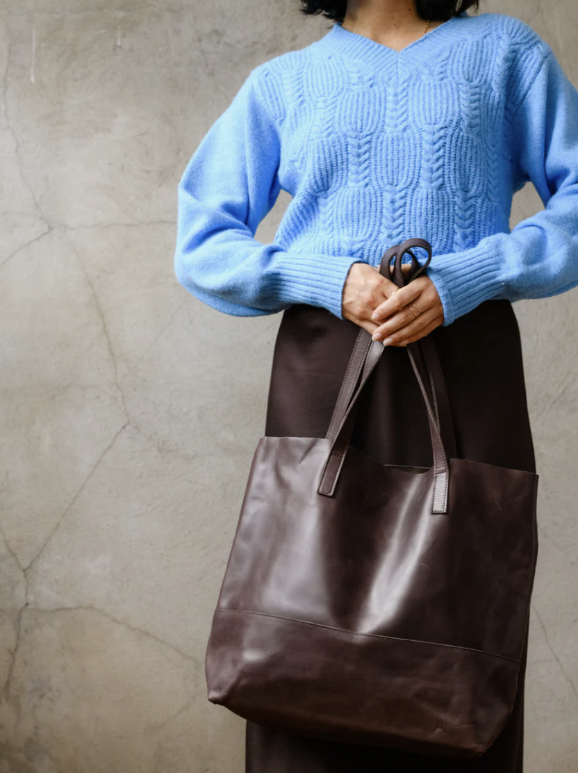 Mamuye leather tote on sale