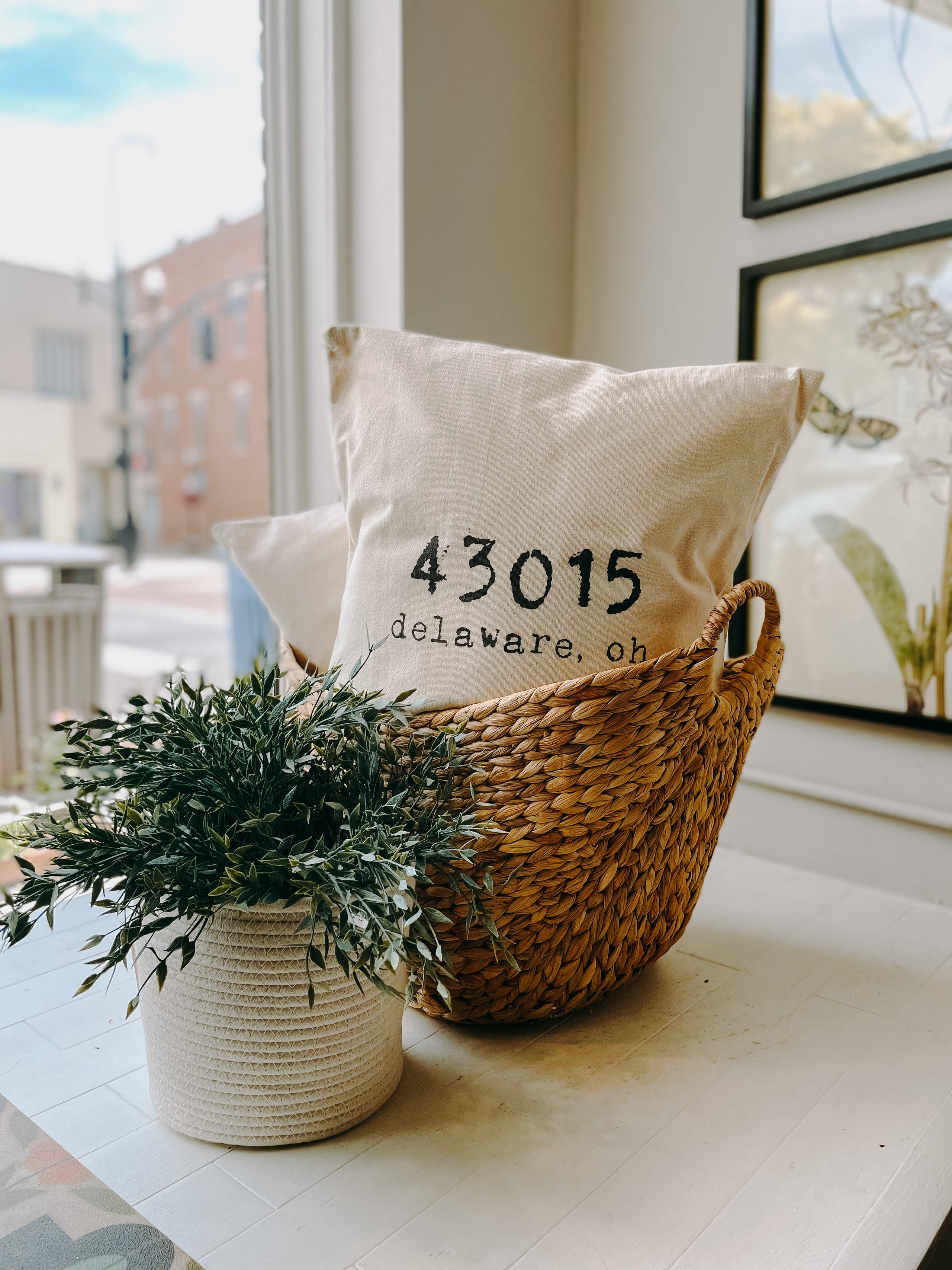 Pillows with sales zip codes